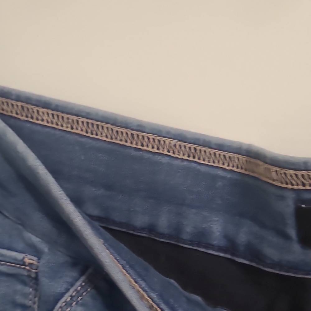 (FF) Nine West HEIDI PULL ON CROPPED Denim Blue Women's Jeggings - Picture 7 of 10
